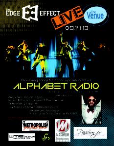 The Edge Effect Alphabet Radio Album Preview Show @ The Venue 9.14.13