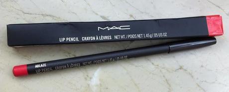 MAC Ablaze Lip Pencil - Review, Photos, Swatches