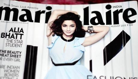 Photoshopped Alia Bhatt on Marie Claire August 2013 Cover Page