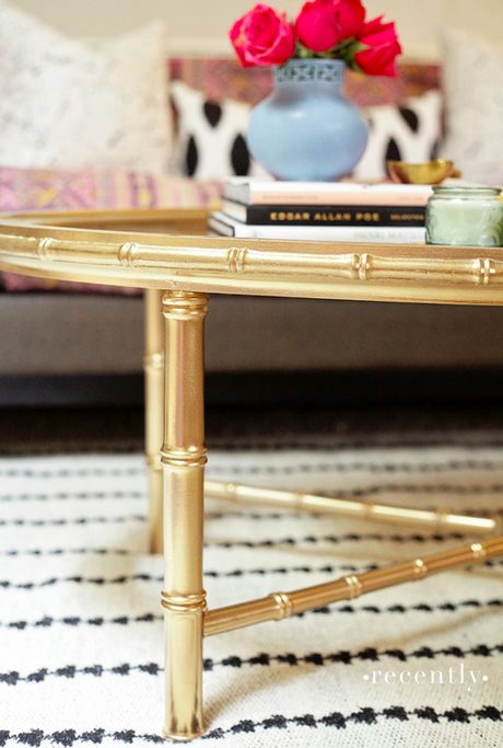 DIY gilded table