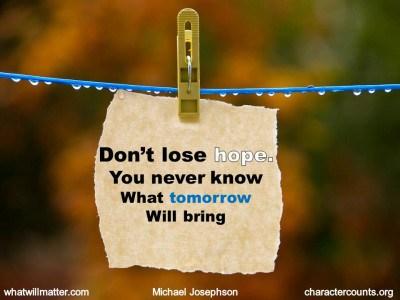 Don't Lose Hope