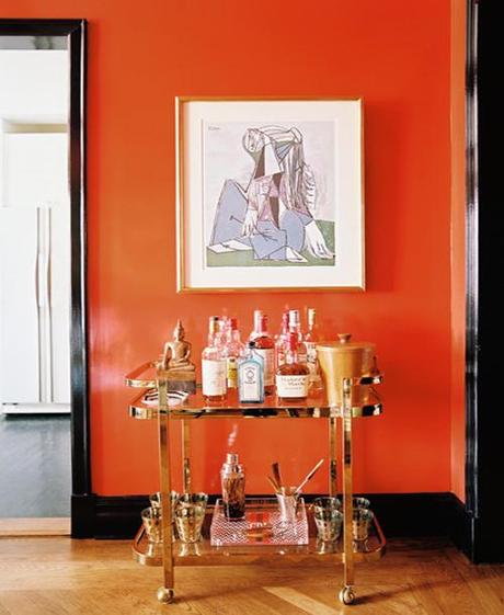 Simone Design Blog|Decorating with Orange