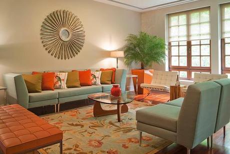 Simone Design Blog|Decorating with Orange