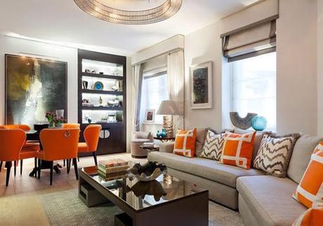 Simone Design Blog|Decorating with Orange