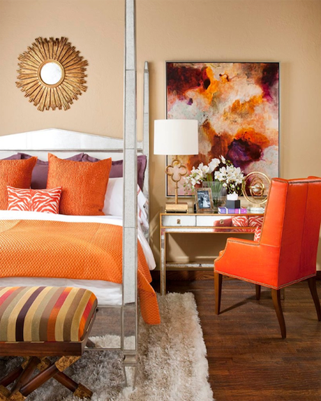 Simone Design Blog|Decorating with Orange