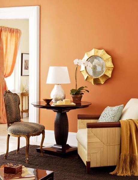 Simone Design Blog|Decorating with Orange