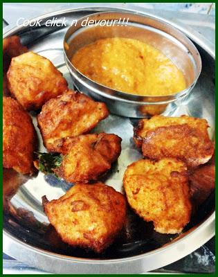 Urad dal carrot bonda