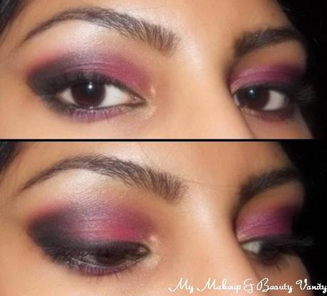 Eye-Makeup-Look-Smokey-Pink-Eyes+how to do smokey eyes+easy smokey eye tutorial
