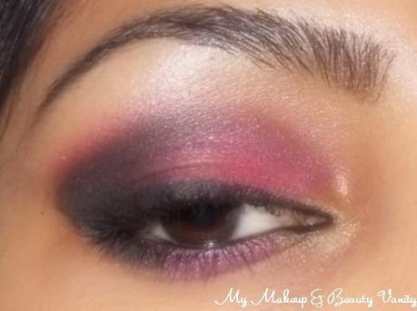 Smokey-Pink-Eyes-Look+light smokey eye tutorial+perfect smokey eye