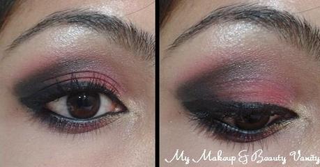 Smokey Pink Eye Makeup+easy smokey eye tutorial+eye makeup tutorial