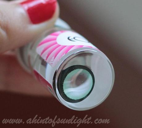 EOS Candy/Sakura Green Circle Lens Review (Loveshoppingholics)