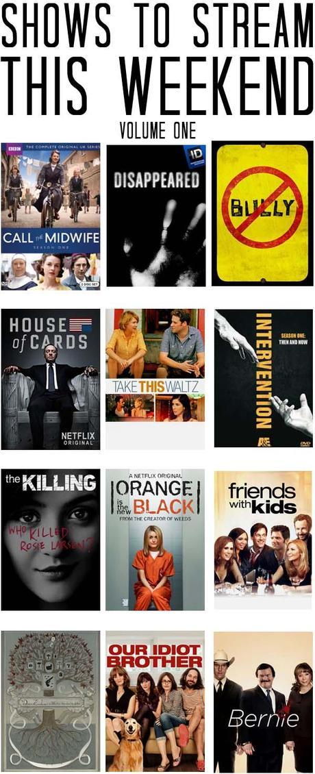 Good shows, movies and documentaries to watch instantly on Netflix or Amazon Instant. 