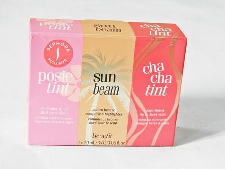 Benefit Gettin' Cheeky; Posie tint, Sun Beam & Cha Cha Tint Review