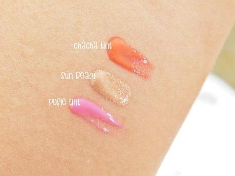 Benefit Gettin' Cheeky; Posie tint, Sun Beam & Cha Cha Tint Review