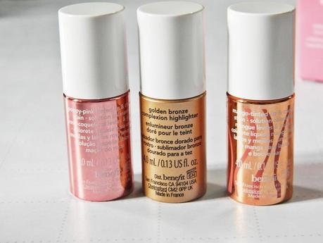 Benefit Gettin' Cheeky; Posie tint, Sun Beam & Cha Cha Tint Review