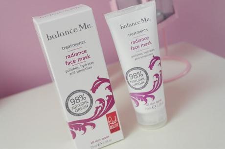 Skincare | Balance Me's 'Radiance Face Mask' Review