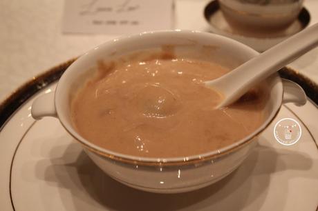 Sweetened walnut soup with glutinous rice ball