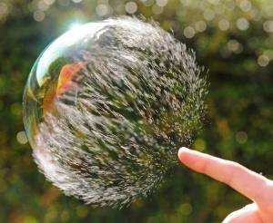 Bursting bubble