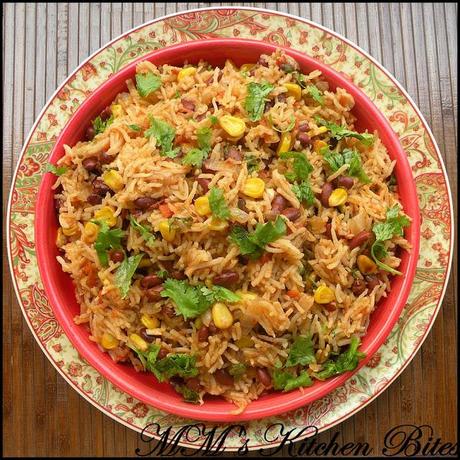 Mexican Tomato Rice with Beans...victory!!