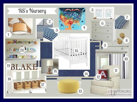 E-Design: RS's Blue and Gray Nursery