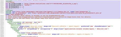 pin it hover button code in blogger template