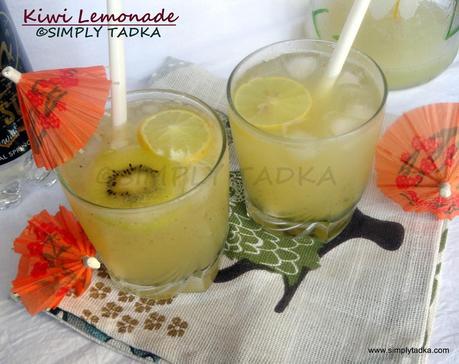 Homemade Kiwi Lemonade