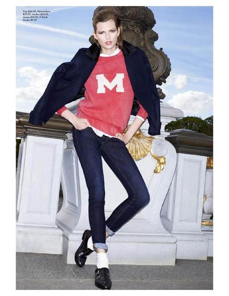 BETTE FRANKE STARS IN H&M; MAGAZINE FALL 2013