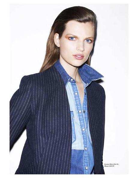 BETTE FRANKE STARS IN H&M; MAGAZINE FALL 2013