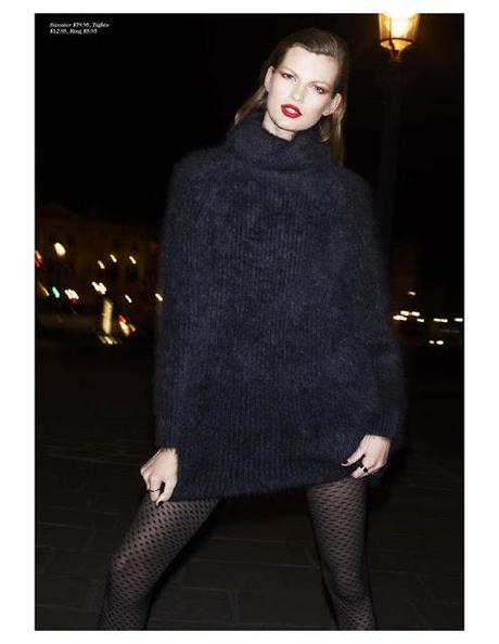 BETTE FRANKE STARS IN H&M; MAGAZINE FALL 2013