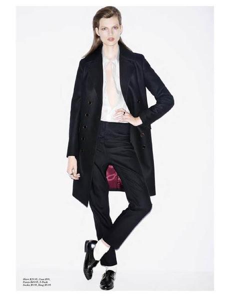 BETTE FRANKE STARS IN H&M; MAGAZINE FALL 2013