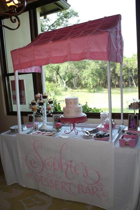 Post image for Pink and White One Year Birthday Party