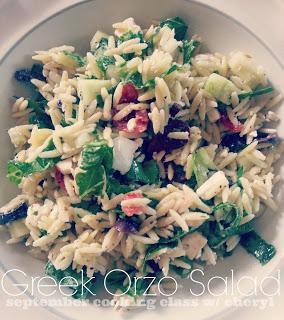 * Greek Orzo Salad