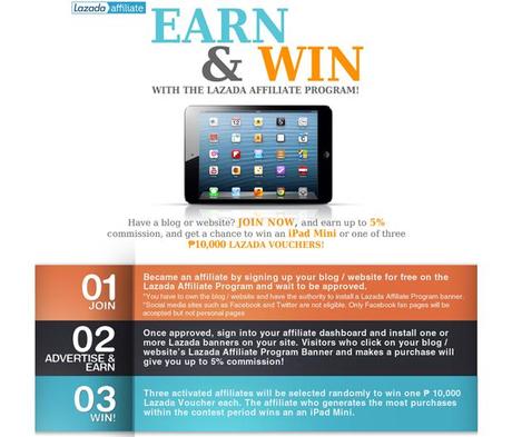 Earn & Win WITH THE LAZADA AFFILIATE PROGRAM!