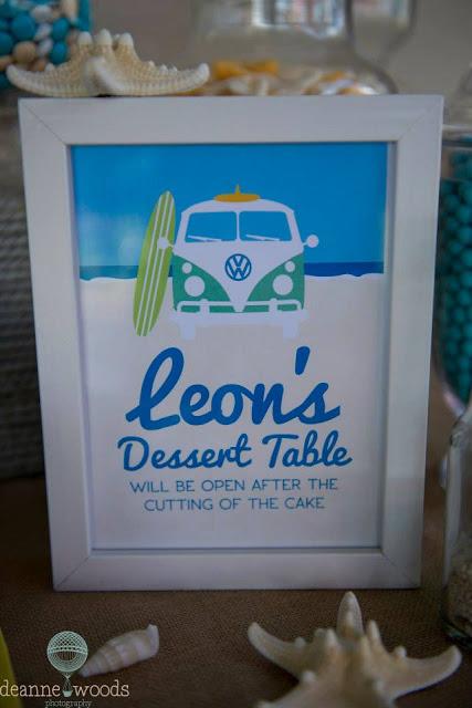 Beach and Kombi Van Themed 1st Birthday by a Touch of Style Events