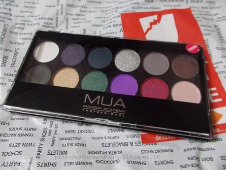 MUA Glamour Nights Eye shadow Palette| Review and Swatches