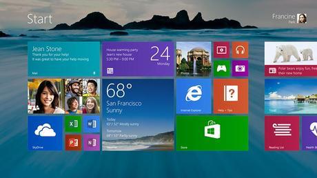 Windows 8.1 Star Screen