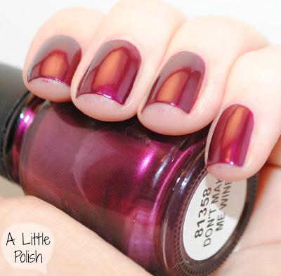 China Glaze - Strike Up a Cosmo, Public Relations & Don't Make Me Wine