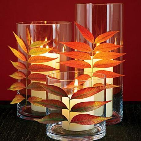 Simone Design Blog|Fall Leaves::Simple Decorating Ideas