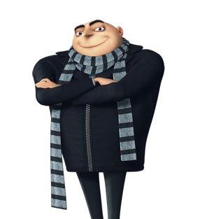 My little brother is  best described as Gru.  He likes to think he's a tough guy, but in reality, he's the guy who adopts babies and reads books to them all night.