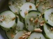 Cucumber Peanut Chive Salad