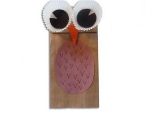 Paper Bag Owl Puppet