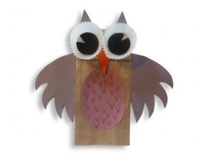 Paper Bag Owl Puppet