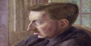 NPG 4698,Edward Morgan Forster,by Dora Carrington