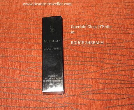 Review : Guerlain Gloss D'Enfer Maxi Shine Gloss in Rouge Shebam