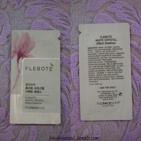 The Face Shop - Flebote White Crystal Effect Essence Review