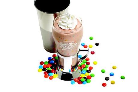 Candy Shake made with M&Ms