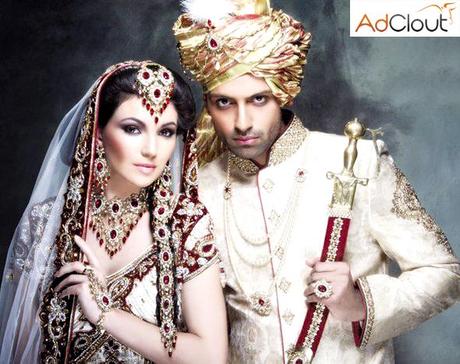 Pakistani Groom Wedding Dress in Sky Blue Color Online – Nameera by Farooq
