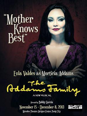 Arnel Ignacio and Eula Valdes topbill Atlantis Productions' The Addams Family, opening Nov. 15