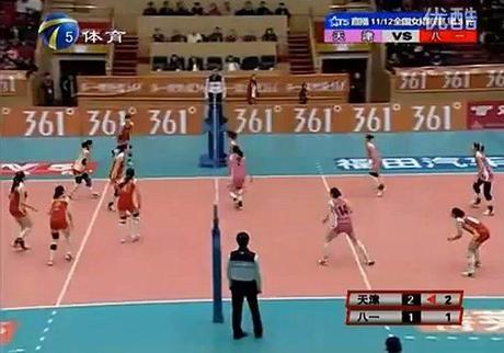 Chinese-Women-Volleyball-TianJin-vs-Army