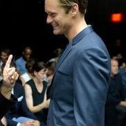 Alexander Skarsgard at the Calvin Klein Show